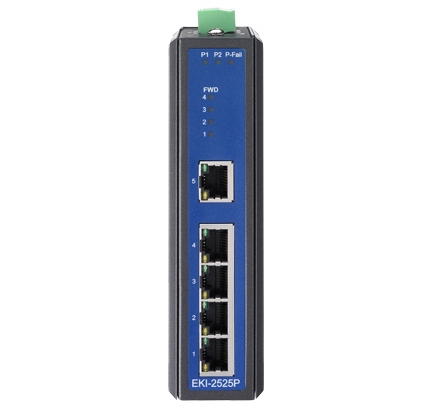 Switch industriel, 5P 10/100M Un-man. PoE Switch